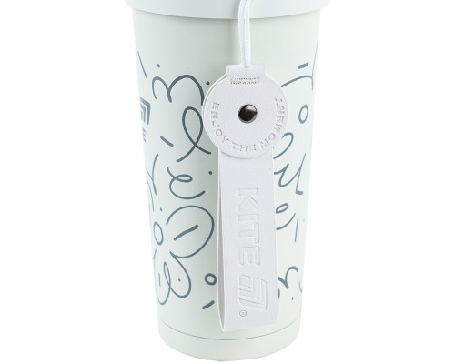 Термокружка Kite 550 мл, біла (K25-1226-3)