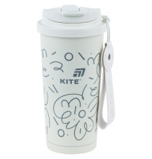 Термокружка Kite 550 мл, біла (K25-1226-3)