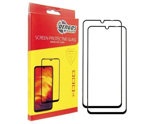 Скло захисне Dengos Samsung Galaxy A17 Black 2 pcs (DG-TG2P-82)