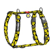 Шлея для собак WAUDOG Nylon анатомічна H-подібна з QR-паспортом 