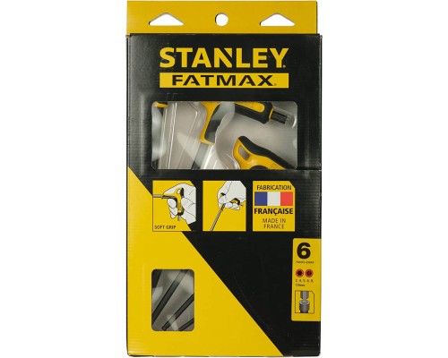 Ключ CGM FATMAX шестикутній, з гумовою ручкою, 6 шт. (FMHT0-69049)