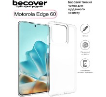 Чохол до мобільного телефона BeCover Silicone Motorola Edge 60 Transparent (713771)