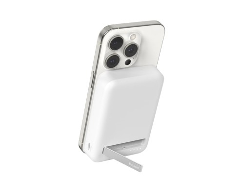 Батарея універсальна Belkin 8000mAh MagSafe Wireless Qi2 White (BPD007BTWH)