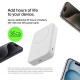 Батарея універсальна Belkin 8000mAh MagSafe Wireless Qi2 White (BPD007BTWH)