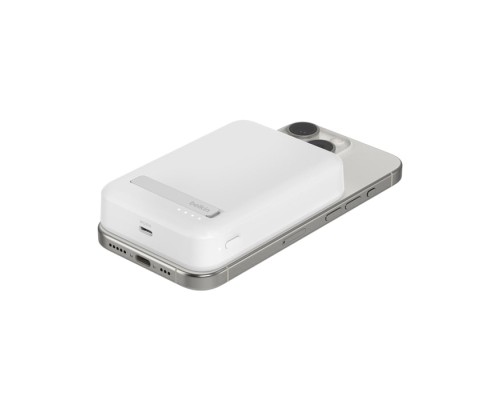 Батарея універсальна Belkin 8000mAh MagSafe Wireless Qi2 White (BPD007BTWH)