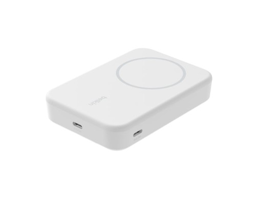 Батарея універсальна Belkin 8000mAh MagSafe Wireless Qi2 White (BPD007BTWH)