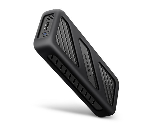 Кишеня зовнішня AXAGON USB-C 20Gbps metal box for M.2 NVMe SSD ARMORED (EEM2-20G)