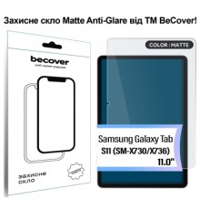 Скло захисне BeCover Matte Anti-Glare Samsung Galaxy Tab S11 (SM-X730/X736) 11.0