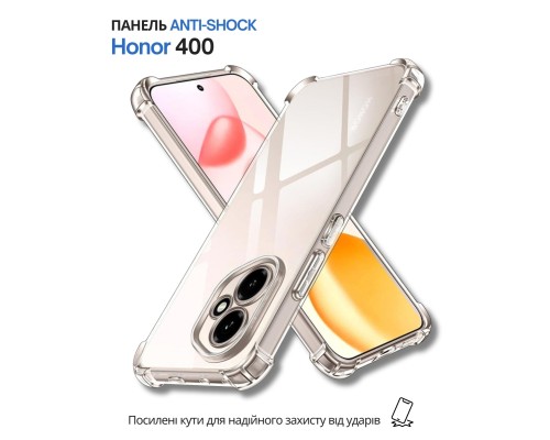 Чохол до мобільного телефона BeCover Anti-Shock Honor 400 Clear (714710)
