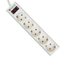 Мережевий фільтр живлення Defender ES 5m 5 роз. white (99483)