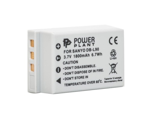 Акумулятор до фото/відео PowerPlant Sanyo DB-L90 (DV00DV1267) 
