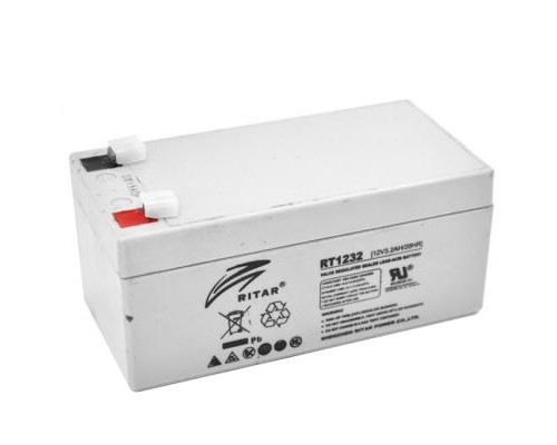Батарея до ДБЖ Ritar AGM RT1232, 12V-3.2Ah (RT1232) 
