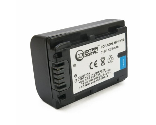 Акумулятор до фото/відео Extradigital Sony NP-FV50 (BDS2676) 