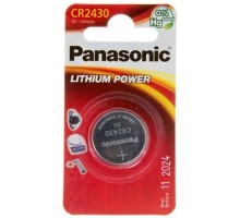Батарейка Panasonic CR 2430 * 1 LITHIUM (CR-2430EL/1B) 