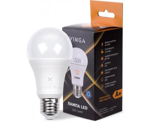 Лампочка Vinga VL-A60E27-153L