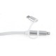 Дата кабель USB 2.0 AM to Lightning + Micro 5P + Type-C 1.0m Cablexpert (CC-USB2-AMLM32-1M-W)