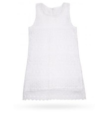 Плаття дитяче Breeze з мережив (8859-128G-cream)
