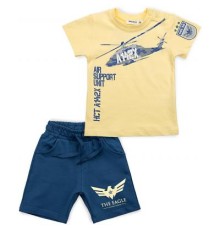 Набір дитячого одягу Breeze з геліоптером (10962-80B-yellow)