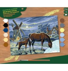 Набір для творчості Sequin Art PAINTING BY NUMBERS SENIOR Evening Pasture (SA0429)