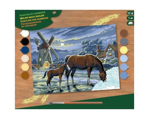 Набір для творчості Sequin Art PAINTING BY NUMBERS SENIOR Evening Pasture (SA0429)