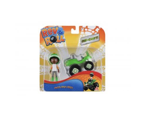 Ігровий набір Rev&Roll Рев та Рамбл DieCast Овен та Краш (EU881041)