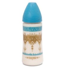 Пляшечка для годування Suavinex Couture 270 мл блакитна (304151)