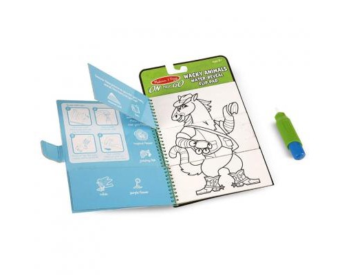 Набір для творчості Melissa&Doug Чарівна водна розмальовка Веселі тваринки (MD9464) Набір для творчості Melissa&Doug Чарівна водна розмальовка Веселі тваринки (MD9464)