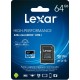 Карта пам'яті Lexar 64GB microSDXC class 10 UHS-I 633x (LSDMI64GBB633A)