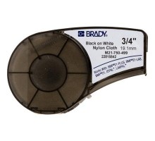 Стрічка для принтера етикеток Brady M21-750-499, nylon, 19.05mm/4.87m, Black on White (M21-750-499)