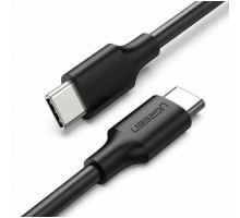 Дата кабель USB-C to USB-C 1.0m US286 3A Black Ugreen (50997)
