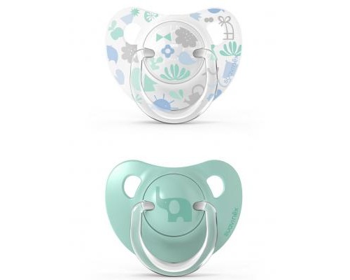 Пустушка Suavinex Memories історії малюків 6-18 міс. 2 шт. зелена (307154)