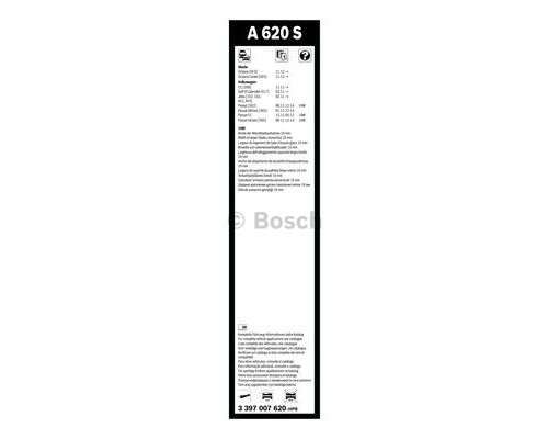Щітка склоочисника Bosch 3 397 007 620