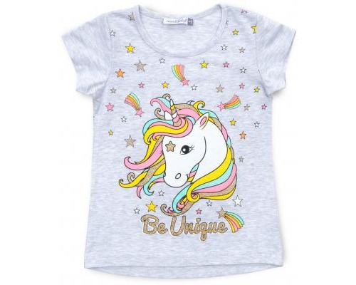 Піжама дитяча Matilda з єдинорогом (12269-3-128G-gray)
