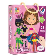 Розвиваюча іграшка Vladi Toys Магнітна одевалка Єва, укр. (VT3702-08)