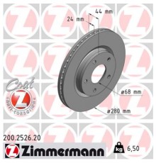 Гальмівний диск ZIMMERMANN 200.2526.20