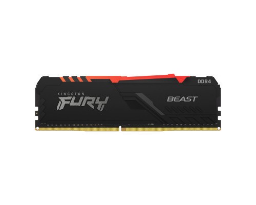 Модуль пам'яті для комп'ютера DDR4 32GB (2x16GB) 3600 MHz Fury Beast RGB Kingston Fury (ex.HyperX) (KF436C18BBAK2/32)