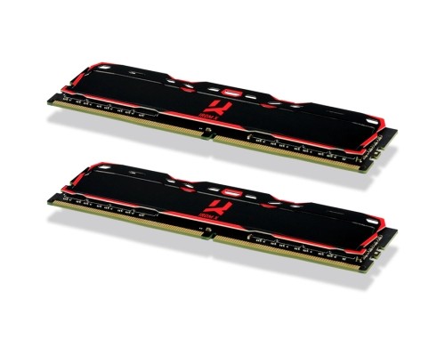 Модуль пам'яті для комп'ютера DDR4 32GB (2x16GB) 3200 MHz IRDM Black Goodram (IR-X3200D464L16A/32GDC)
