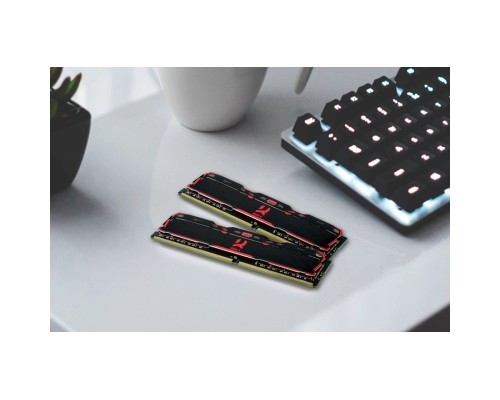 Модуль пам'яті для комп'ютера DDR4 32GB (2x16GB) 3200 MHz IRDM Black Goodram (IR-X3200D464L16A/32GDC)