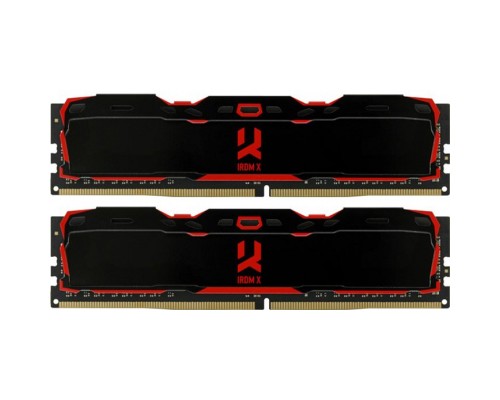 Модуль пам'яті для комп'ютера DDR4 32GB (2x16GB) 3200 MHz IRDM Black Goodram (IR-X3200D464L16A/32GDC)