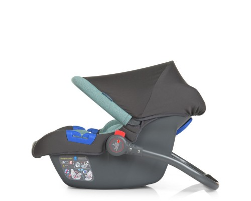 Автокрісло El Camino 0-13 кг ME 1043 Newborn+ royal mint (ME 1043 NEWBORN+ royal m)