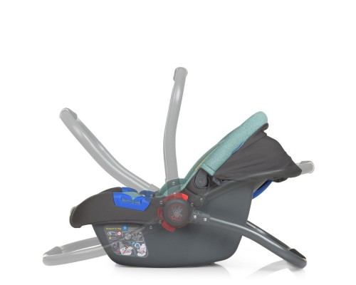 Автокрісло El Camino 0-13 кг ME 1043 Newborn+ royal mint (ME 1043 NEWBORN+ royal m)