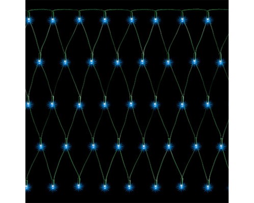 Гірлянда Jumi Сітка 100 LED, 1x1 м, блакитний (5900410537583)