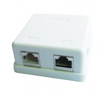 Комп'ютерна розетка Cablexpert RJ45x2 FTP, cat.5e (NCAC-HS-SMB2)