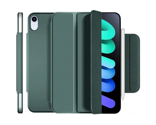 Чохол до планшета BeCover Magnetic Buckle Apple iPad mini 6 2021 Dark Green (706826)