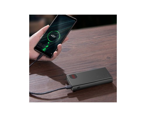 Батарея універсальна Baseus Adaman Metal 20000mAh, PD/22.5W, QC/3.0, Lightning (PPAD000101) 