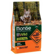 Сухий корм для собак Monge Dog Bwild Gr.Free качка 2.5 кг (8009470004732)