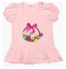 Футболка дитяча Breeze з квіточками (14352-110G-pink)