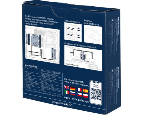 Кулер до корпусу Arctic F9 PWM PST CO (ACFAN00215A)