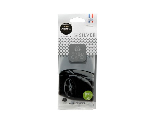 Ароматизатор для автомобіля Aroma Car Prestige Card - Silver (926651) 