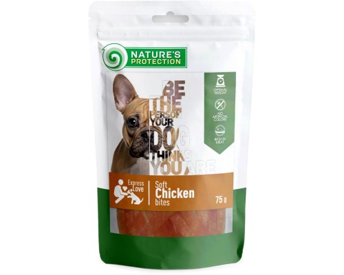 Ласощі для собак Nature's Protection with Chicken 75 г (SNK46096) Ласощі для собак Nature's Protection with Chicken 75 г (SNK46096)